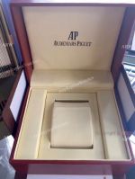Audemars Piguet Replica Watch Boxes - Red Leather Box with Papers set